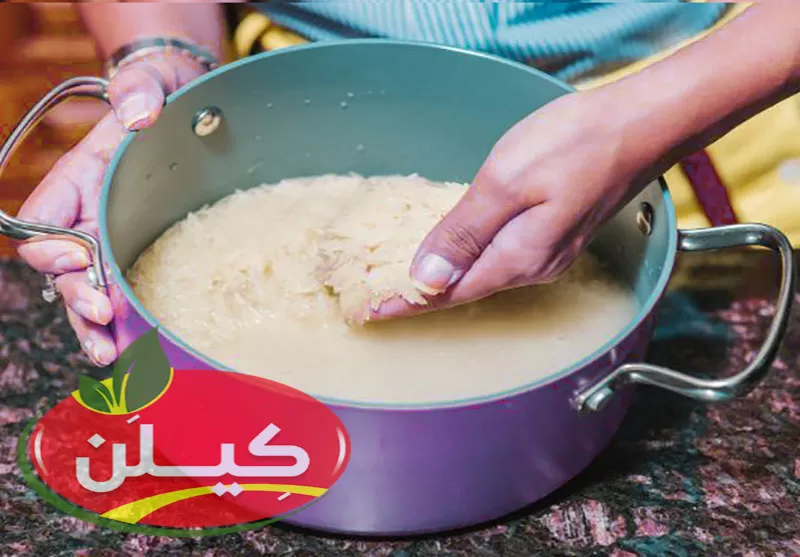 طرز تهیه برنج ایرانی بصورت آبکشی و کته