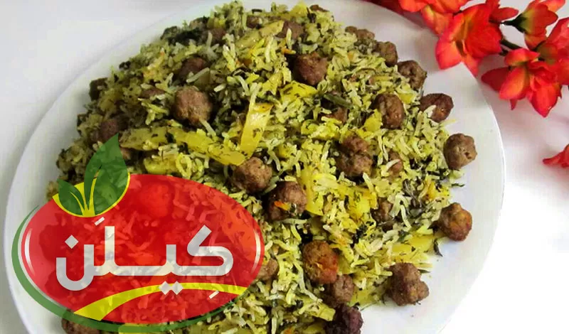 طرز تهیه کلم ‌پلو شیرازی